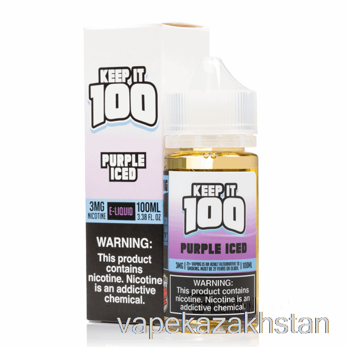 Vape Smoke Purple Iced - Keep It 100 - 100mL 6mg